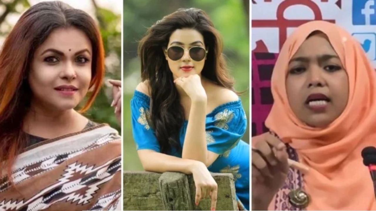 শাওন, মাহিয়া মাহি ও শান্তা ফারজানার বিরুদ্ধে জুলাই আন্দোলন নিয়ে অবমাননার অভিযোগ